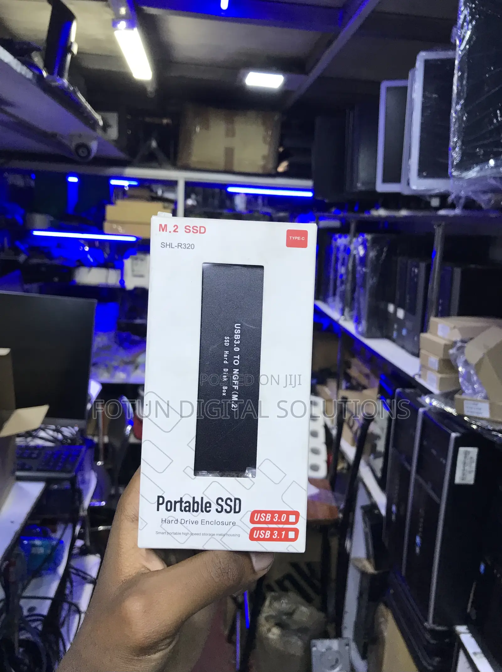 Usb 3.2 M.2 Nvme SSD Enclosure - 10gbps Portable External Case