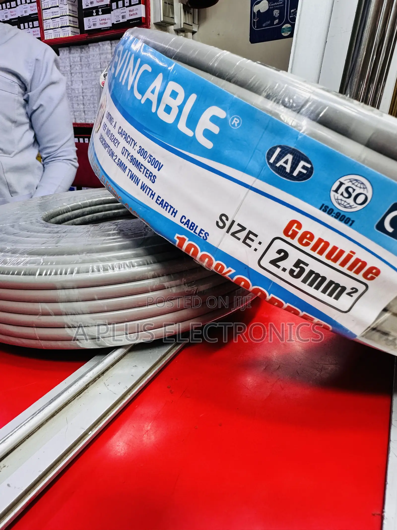 Evincable 2.5mm Twin With Earth Cable – 90m Roll
