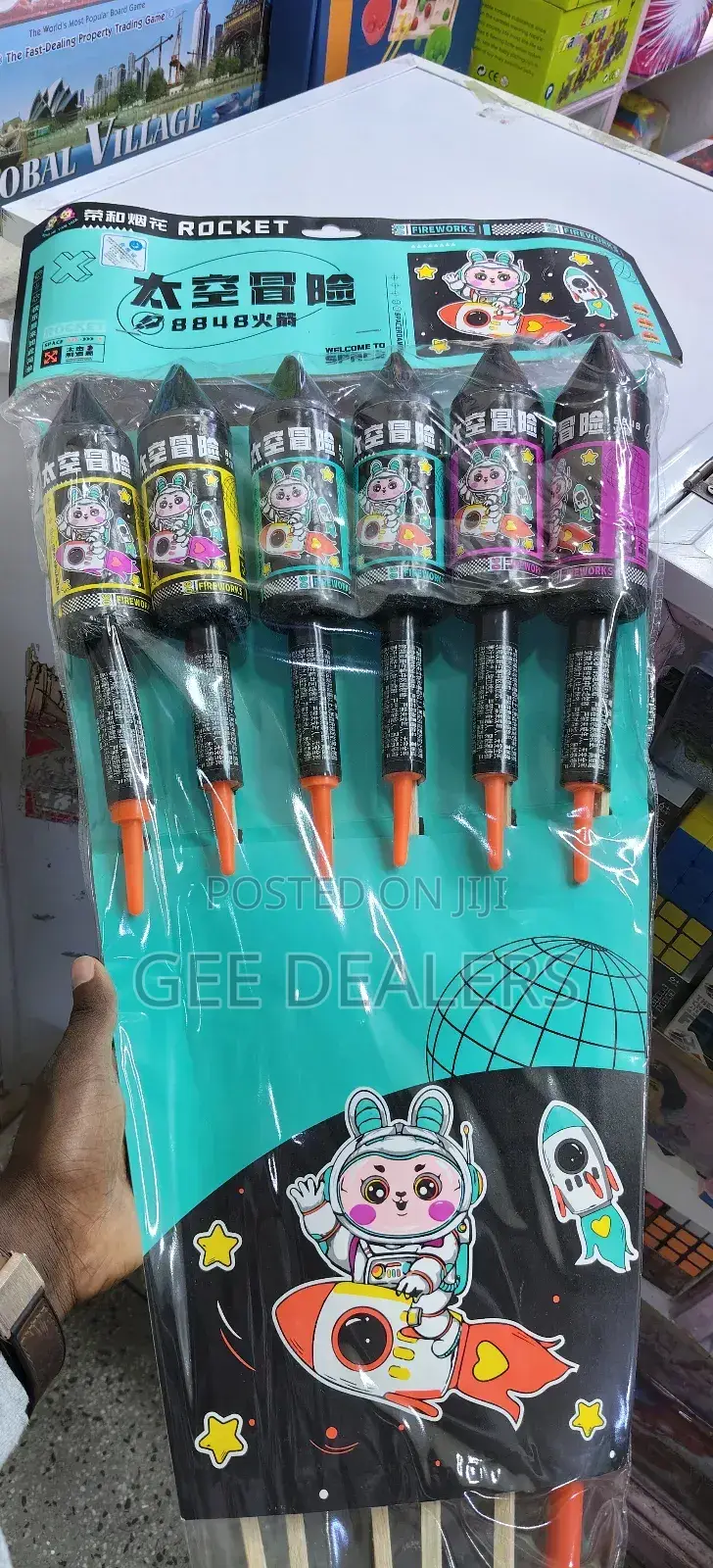 Boom Rocket Fireworks Available,Ksh 1300 Per Piece