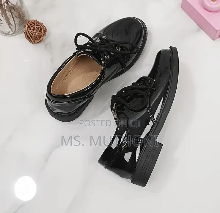Size: 42-45* Unisex High-Quality Black Wipe Go School Shoes