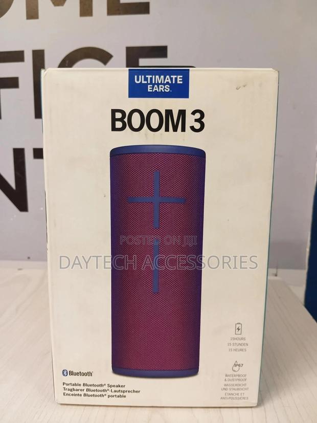Logitech Ultimate Ears Boom 3 Portable Bluetooth Speaker – 15-Hr
