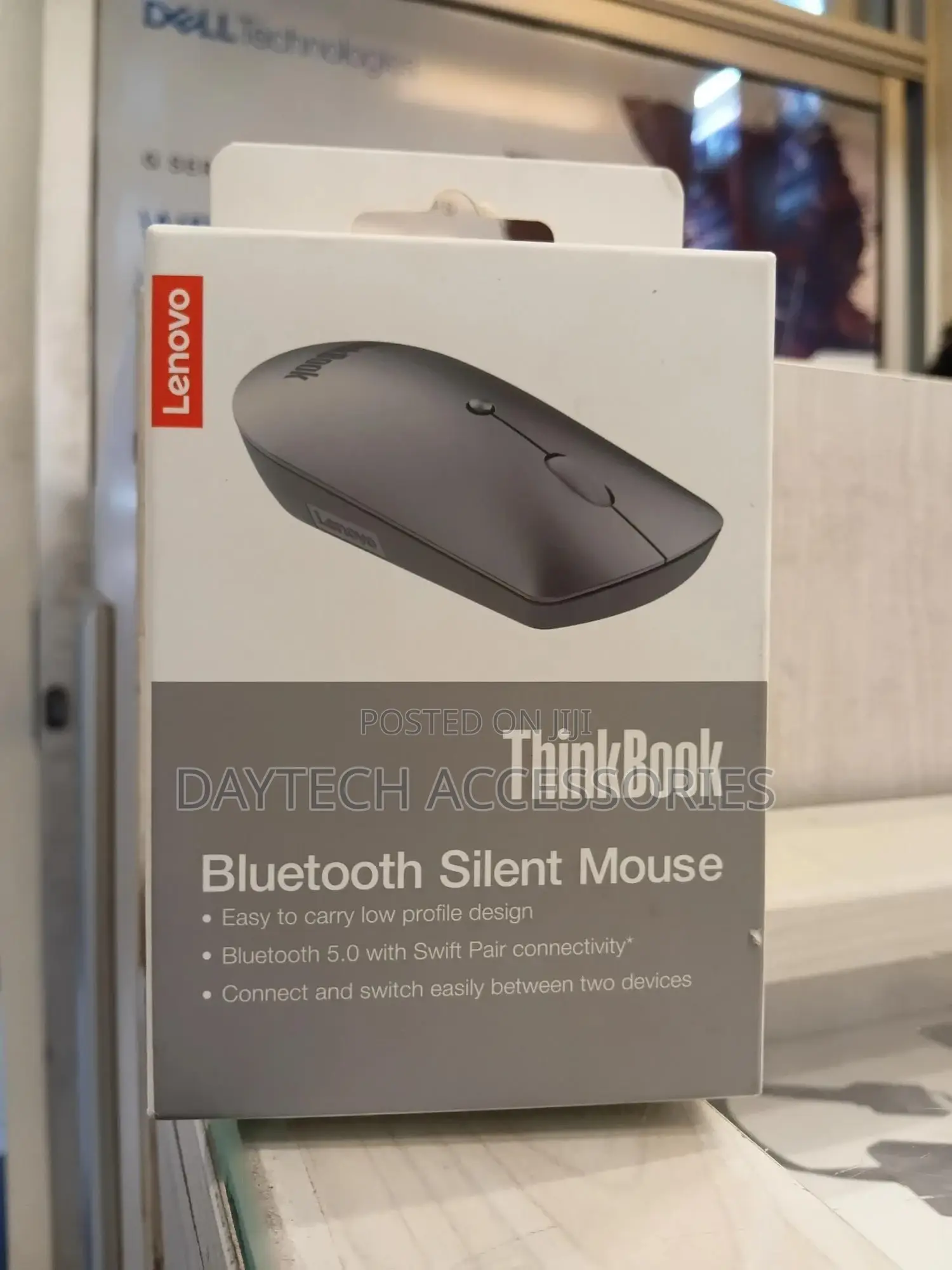 Original Lenovo Bluetooth Mouse for Home Office Pc - Gray