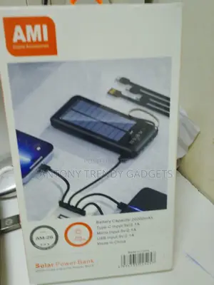 Ami Am-26 20000mah Solar Power Bank