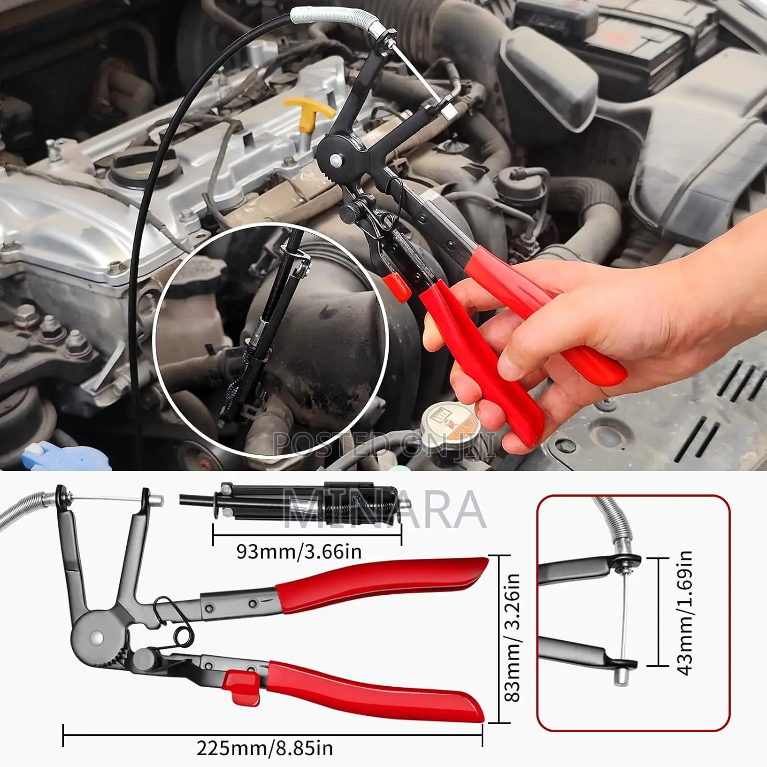 4 PCS Automotive Hose Clamp Pliers Set