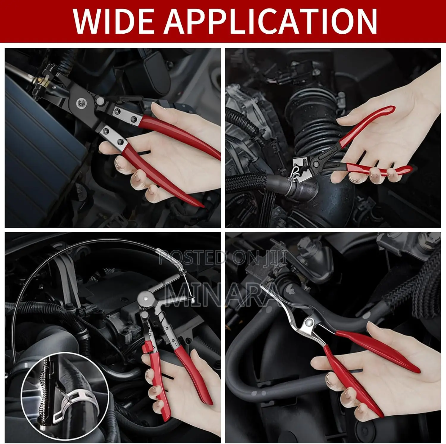 4 PCS Automotive Hose Clamp Pliers Set