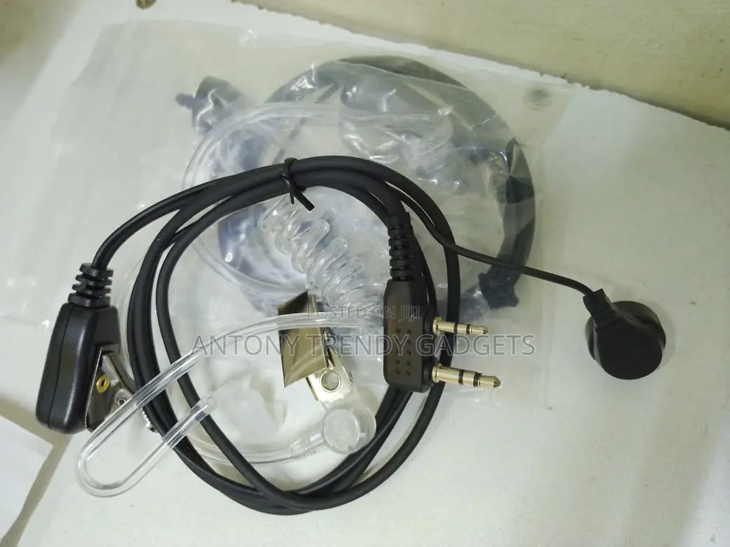 Fbi Acoustic Earphone 2-pin K-type Ptt For Baofeng