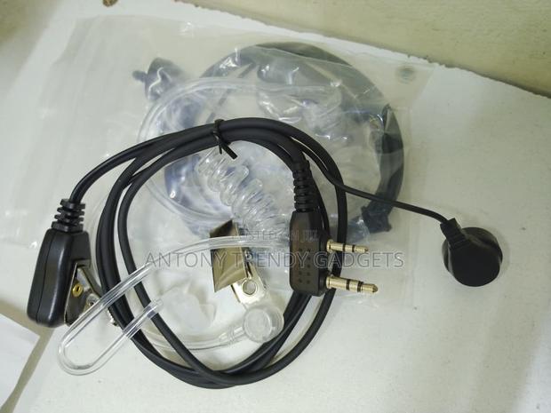 Fbi Acoustic Earphone 2-pin K-type Ptt For Baofeng