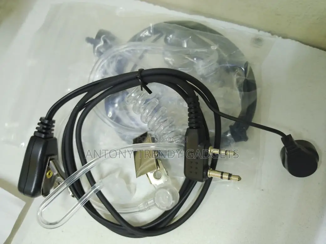 Fbi Acoustic Earphone 2-pin K-type Ptt For Baofeng
