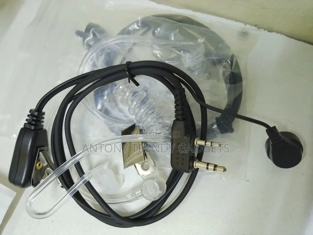 Fbi Acoustic Earphone 2-pin K-type Ptt For Baofeng