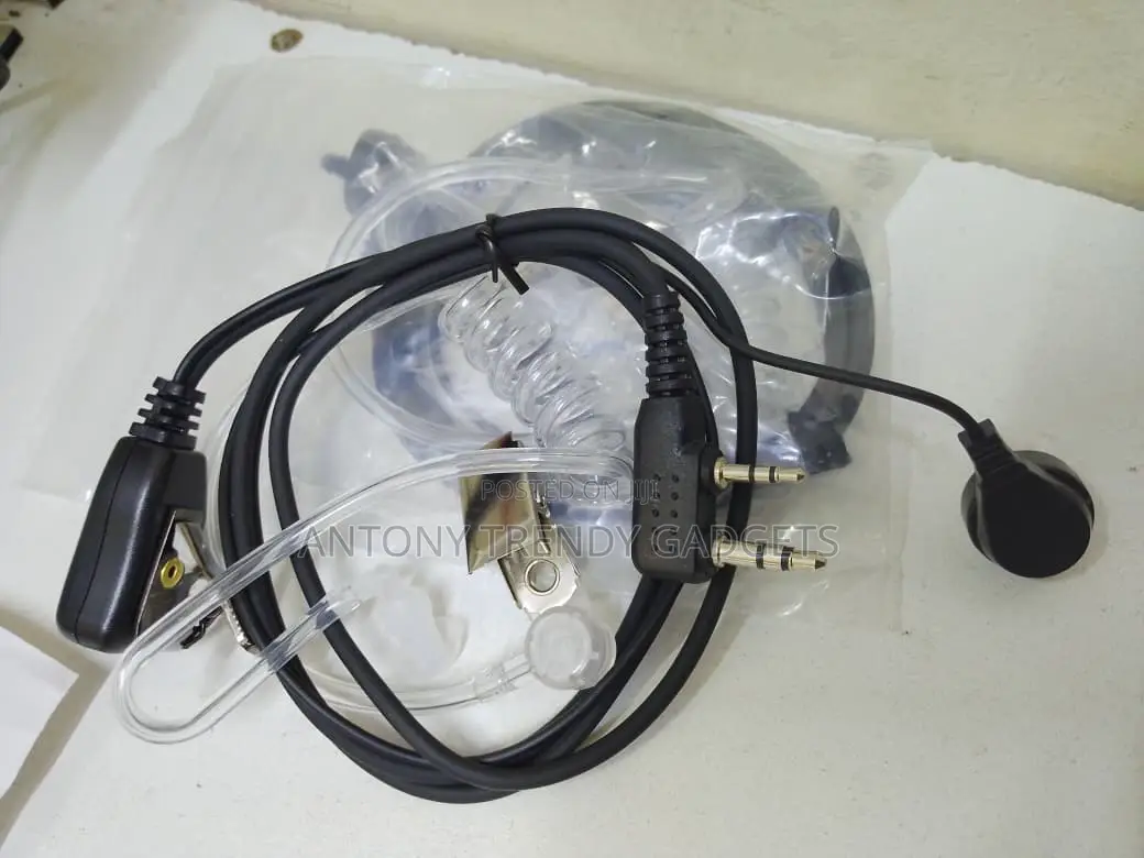 Fbi Acoustic Tube Earpiece 2-pin For Two Way Radios