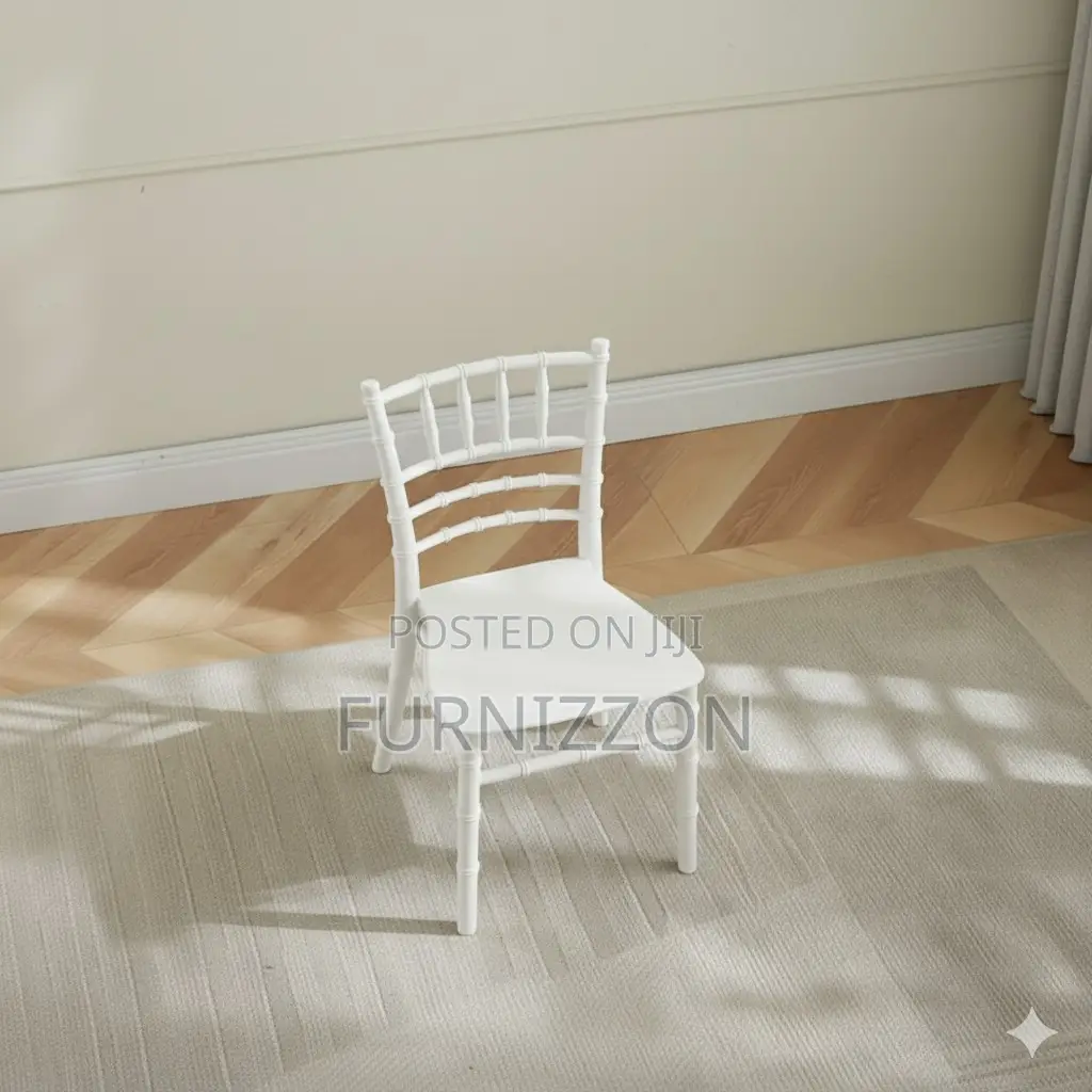 Kids Chiavari White Chair