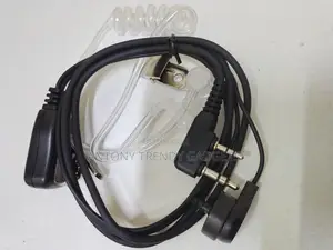 Fbi Covert Acoustic Earphone 2-Pin Radio Headset