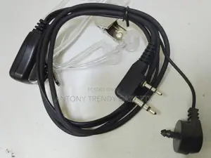 Fbi Acoustic Tube Headset With Ptt Clear Audio