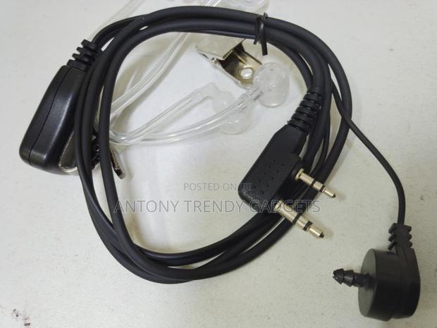 Fbi Acoustic Tube Headset With Ptt Clear Audio
