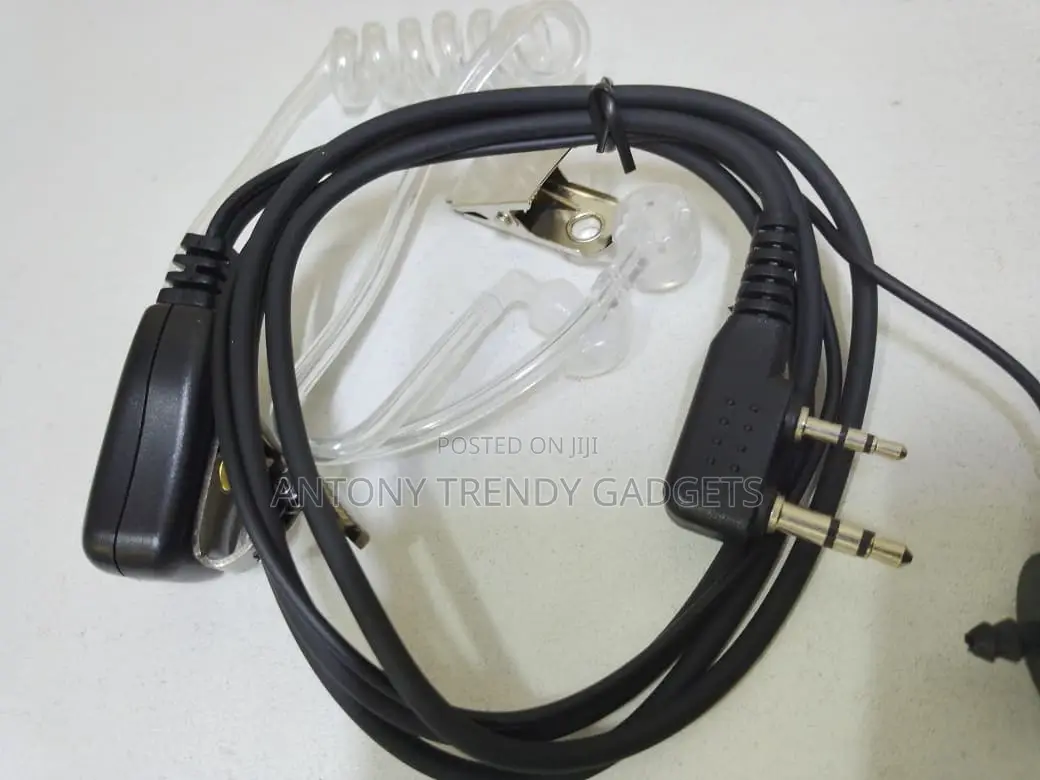 Fbi Acoustic Tube Headset With Ptt Clear Audio