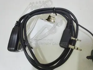 Fbi Acoustic Tube Headset With Ptt Clear Audio