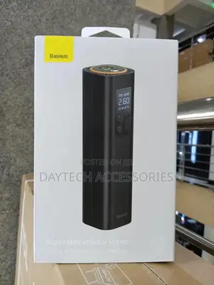 Baseus Super Mini Inflator Tire Pump With Led Light - 12v