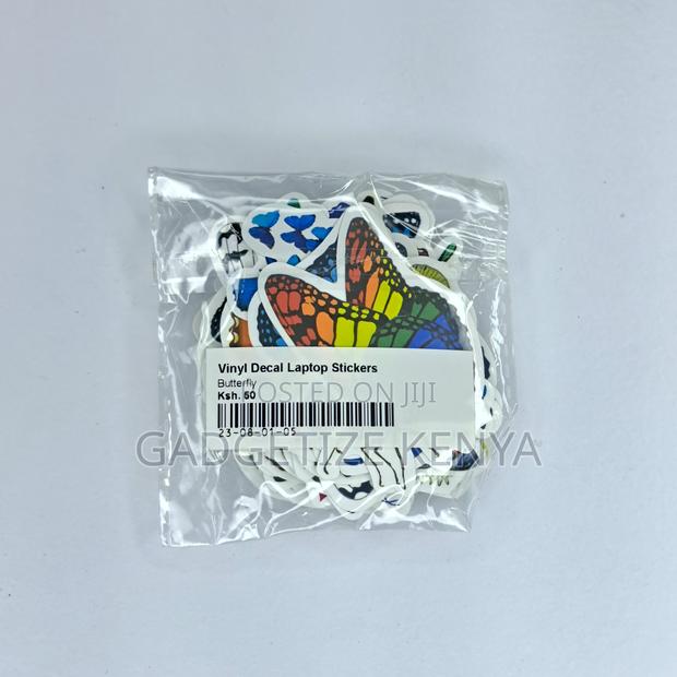 Butterfly Theme Vinyl Decal Laptop Stickers - thumbnail 2