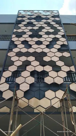 Laser Cut Balcony Rails Acp Aluco Board Cladding Facade Exterior Front