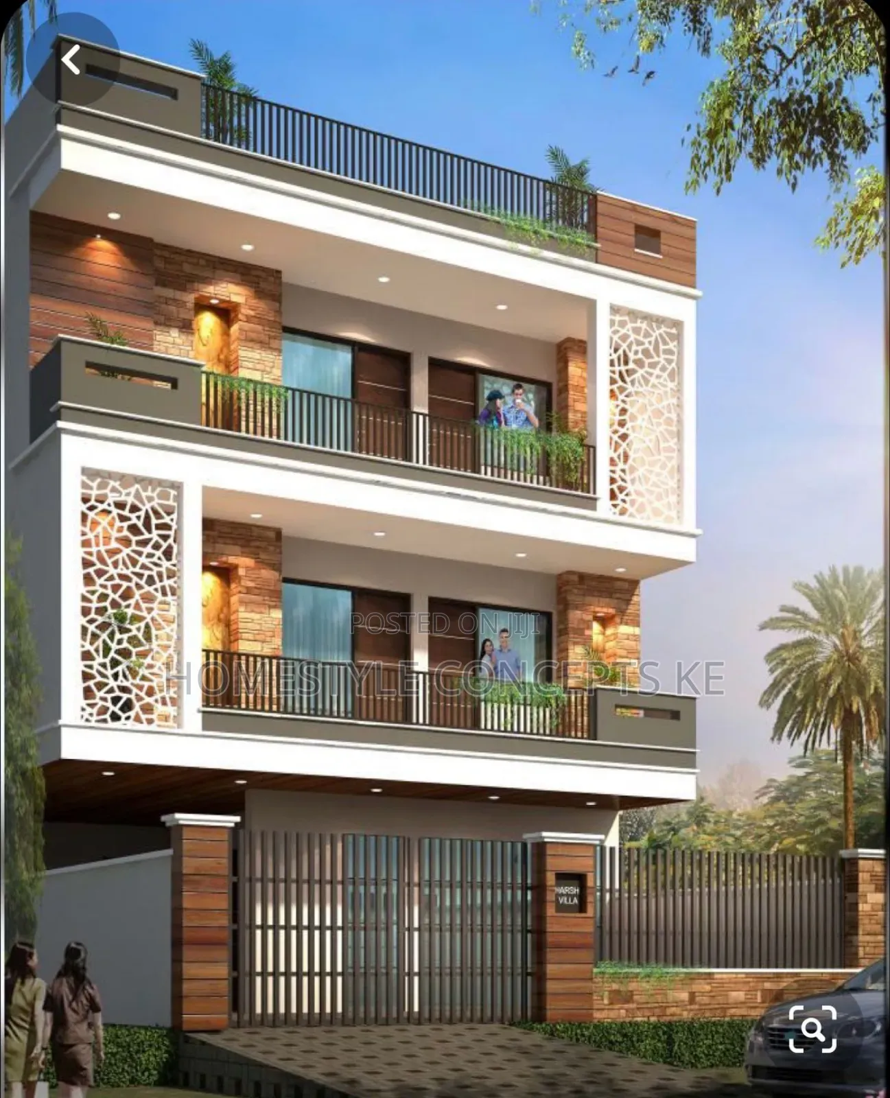 Aluco Acp Cladding Facade Exterior/Balcony Laser Cut Panel Design