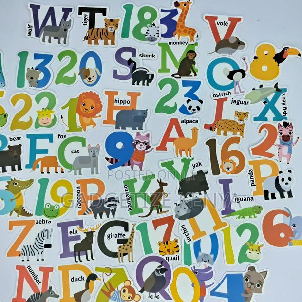Kids Numbers Theme Vinyl Decal Stickers - thumbnail 3