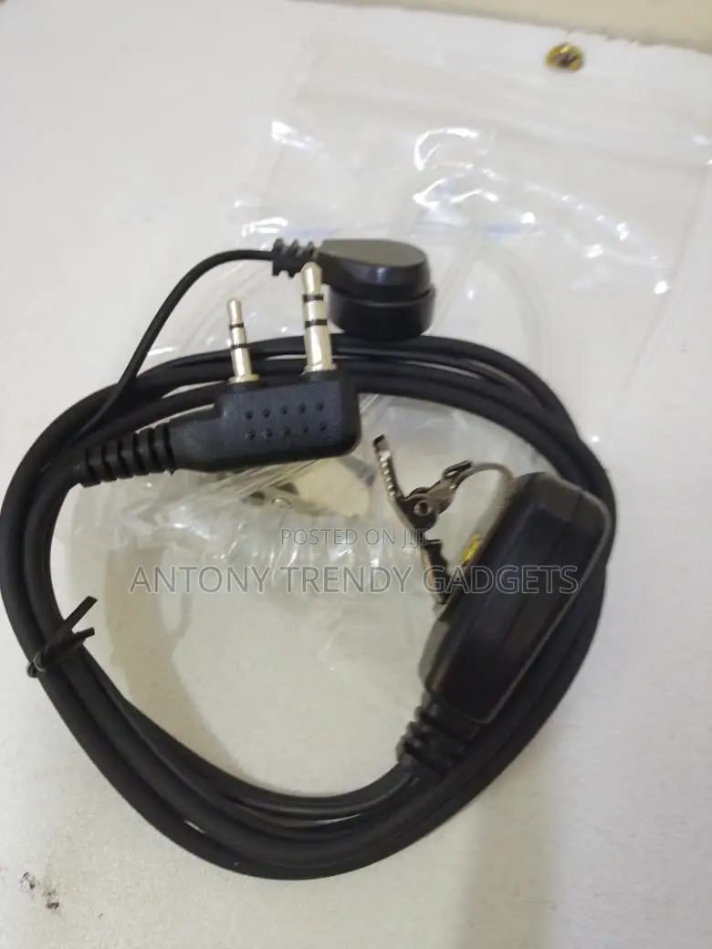 Ultra-Discreet Noise-Canceling Air Tube Headset