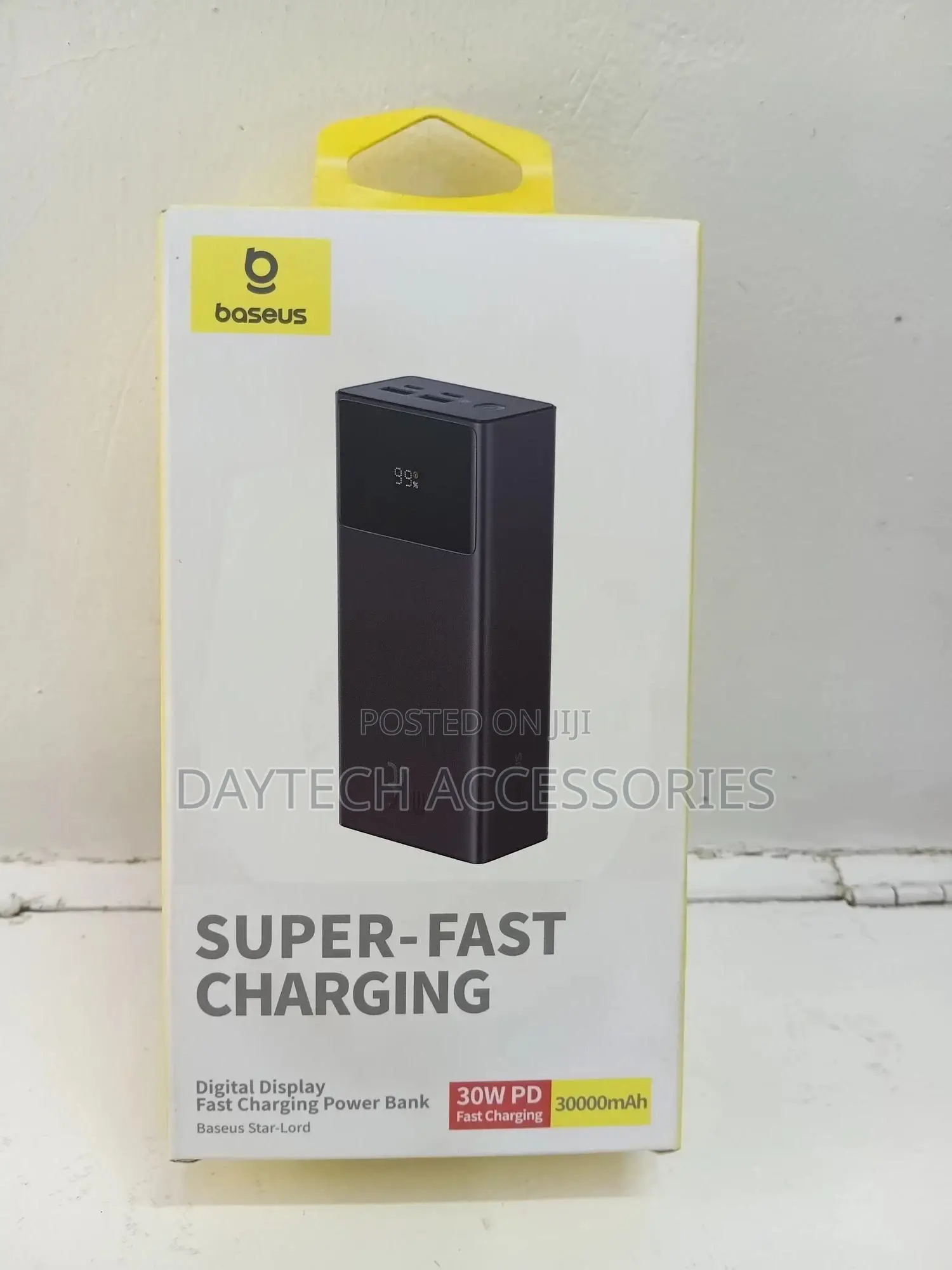Baseus Star-Lord 30000mah Digital Display Fast Charging Power Bank.