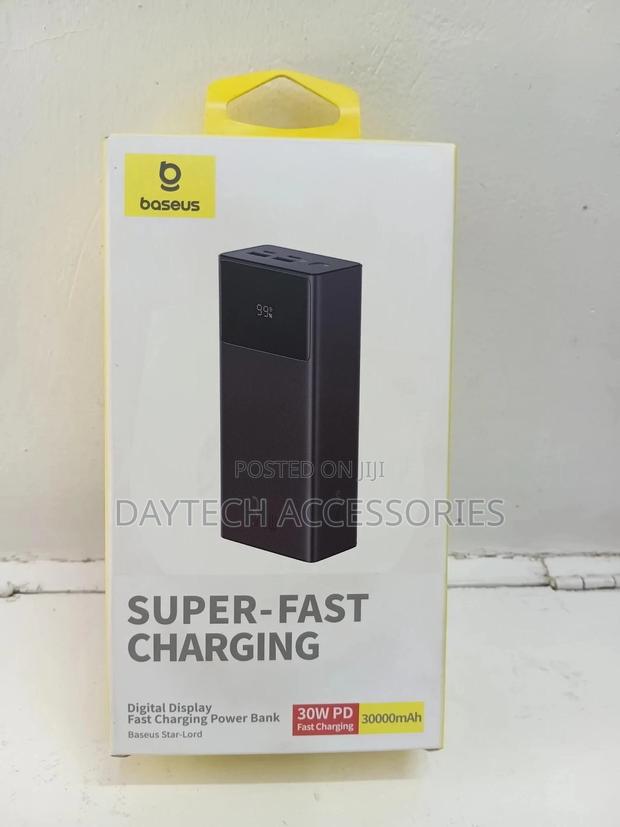 Baseus Star-Lord 30000mah Digital Display Fast Charging Power Bank.