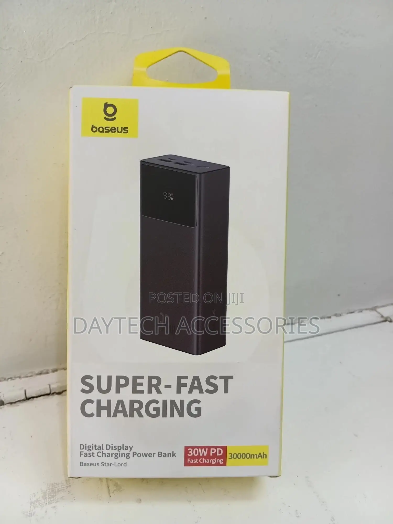 Baseus Star-Lord 30000mah Digital Display Fast Charging Power Bank.