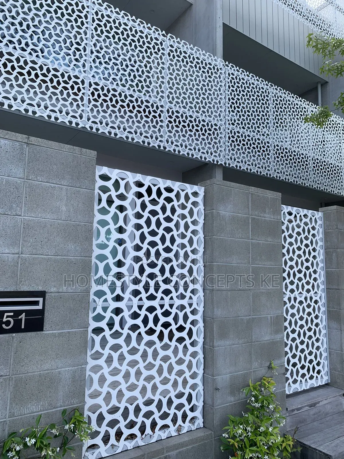 Aluco Cladding Facade Exterior Decor Laser Cut Balcony Rails Acp