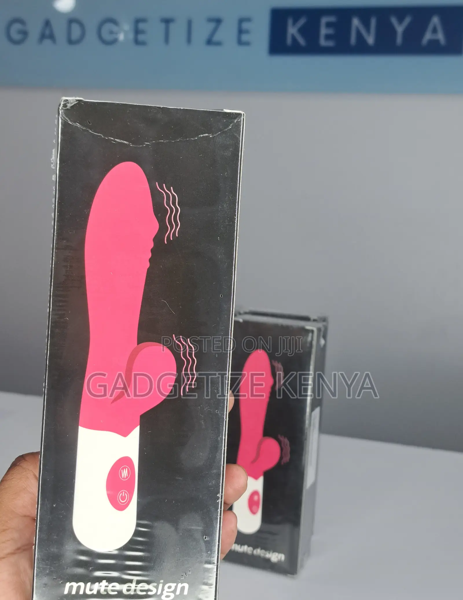 Silicone Dildo With Rabbit Vibrator
