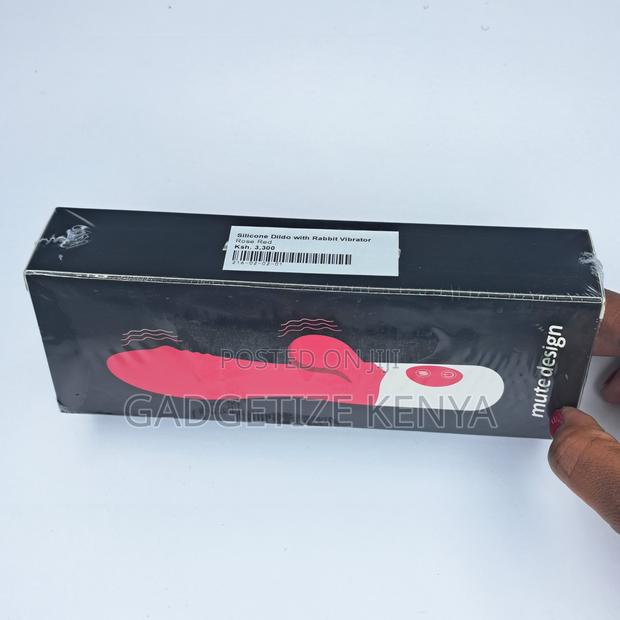 Silicone Dildo With Rabbit Vibrator - thumbnail 3