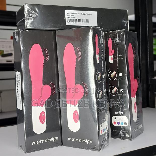 Silicone Dildo With Rabbit Vibrator - thumbnail 5