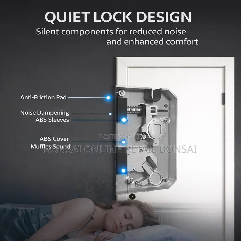 Black Door Handle Lock Set – Modern, Durable, Elegant
