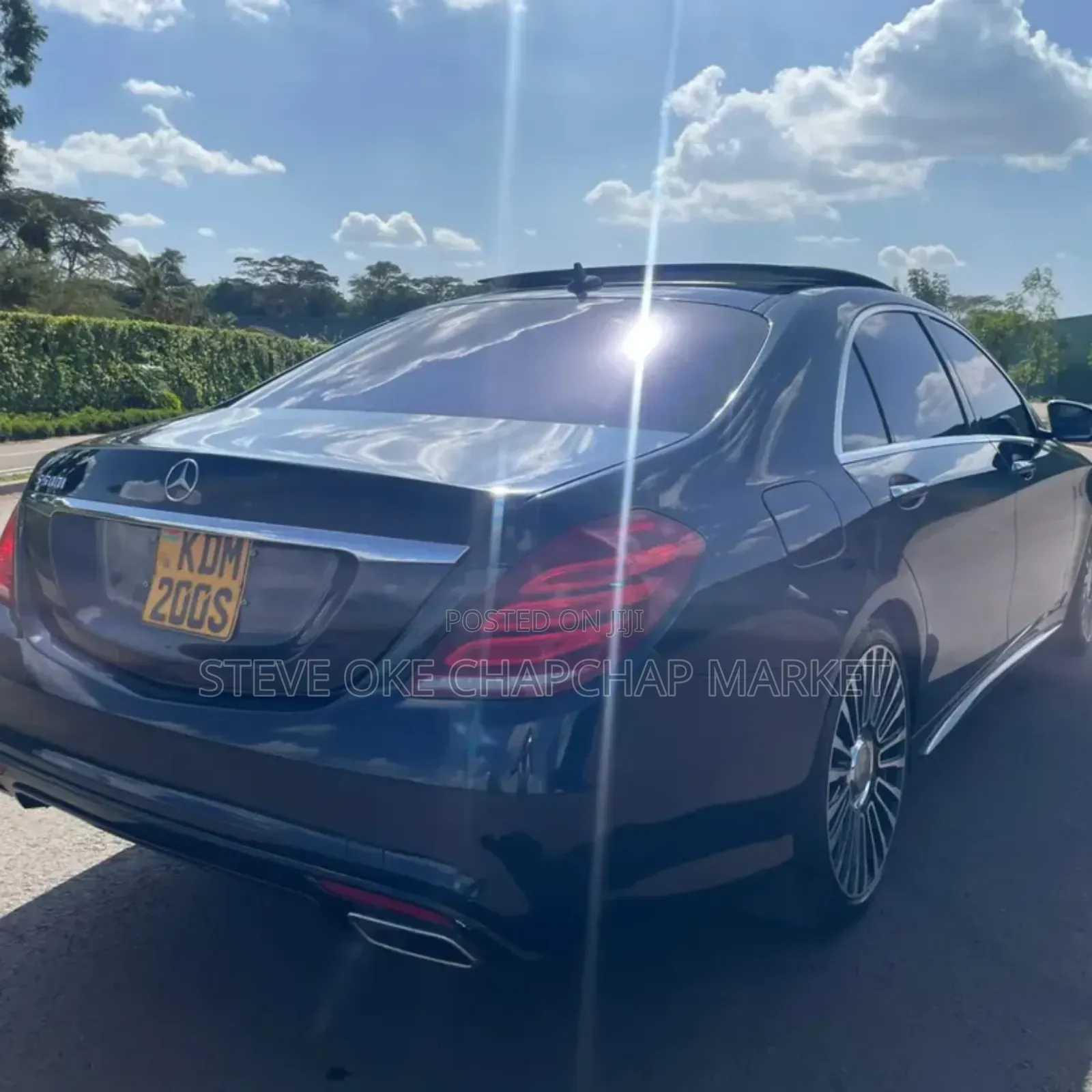 Mercedes-Benz S-Class S 500 4MATIC L (V222) 2017 Matt Black