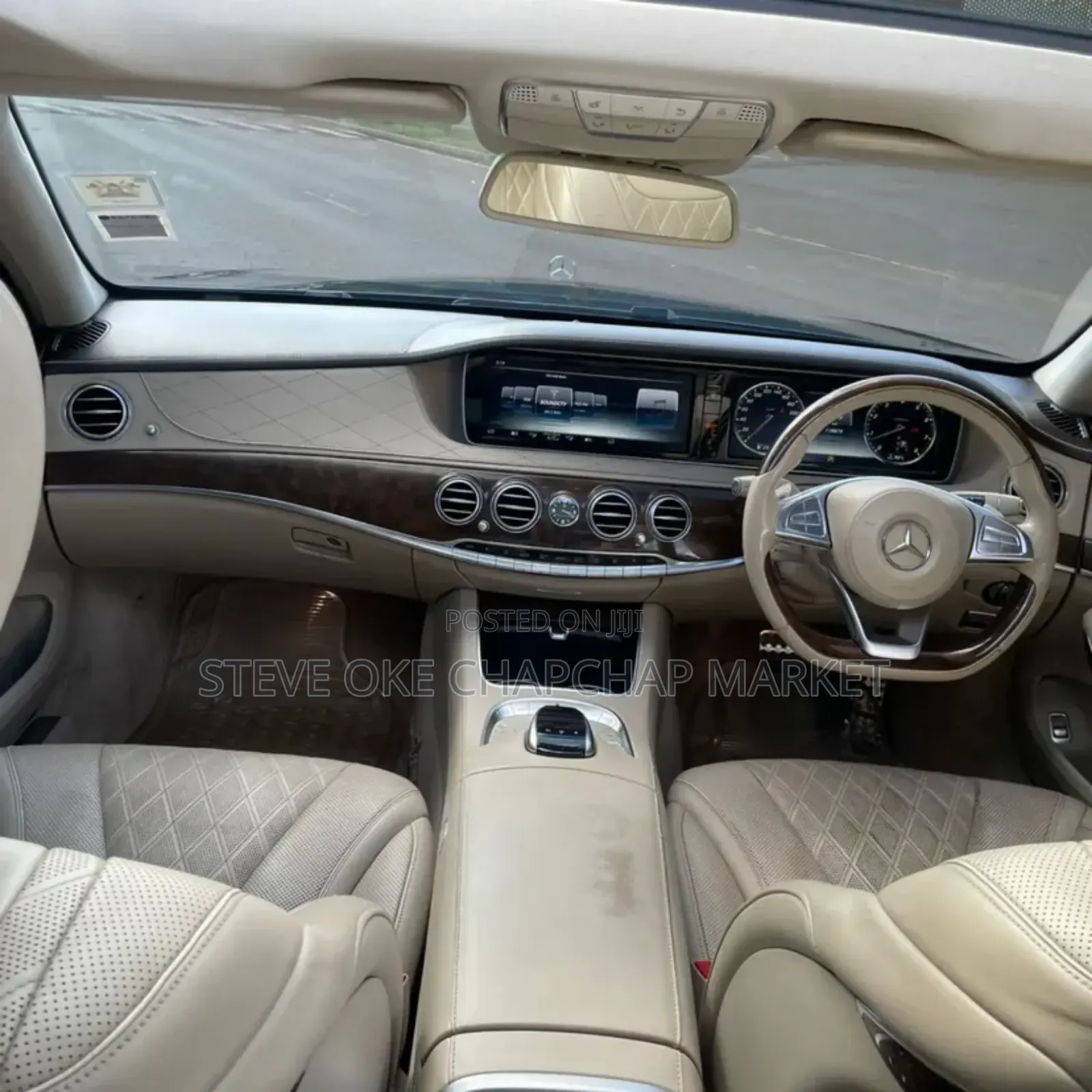 Mercedes-Benz S-Class S 500 4MATIC L (V222) 2017 Matt Black