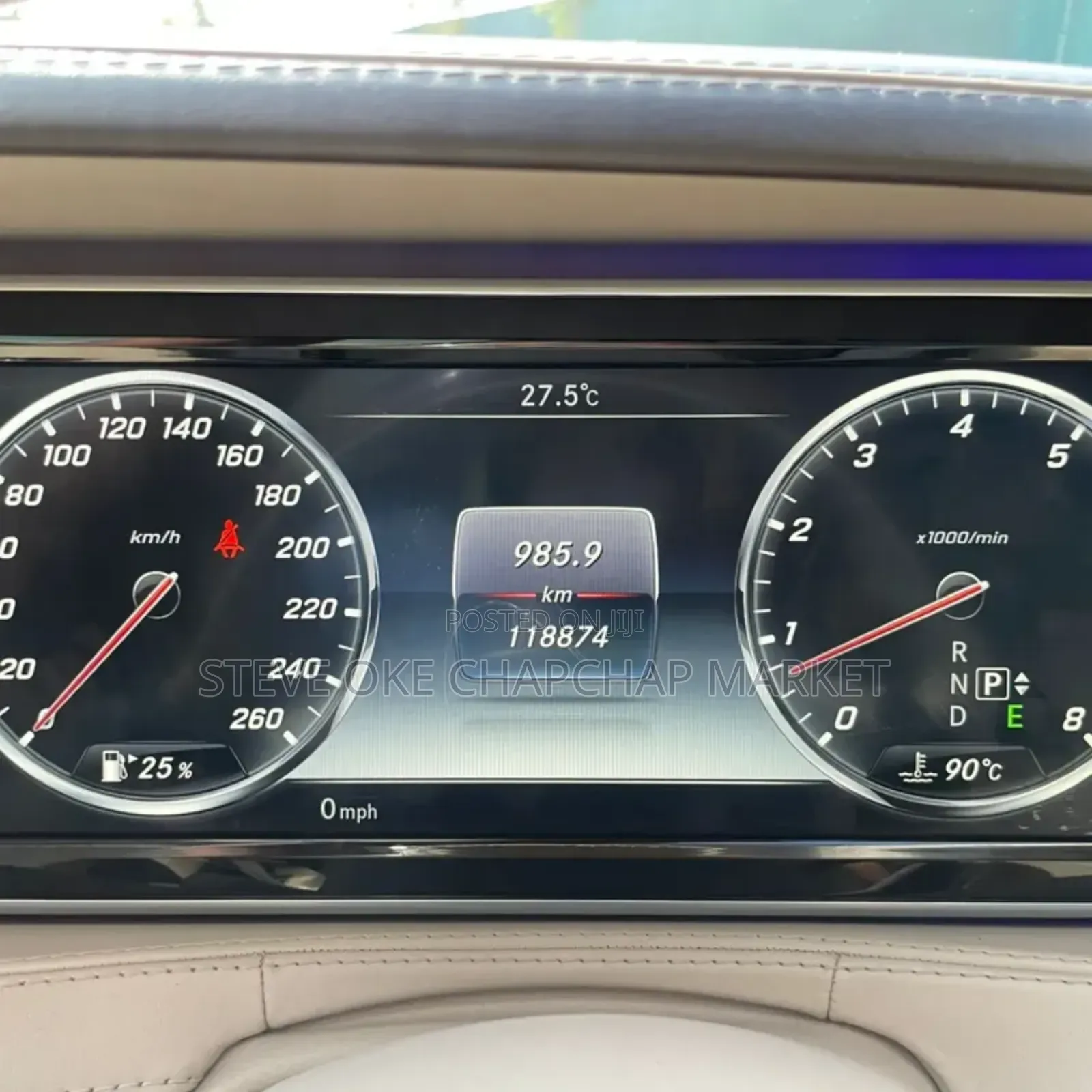 Mercedes-Benz S-Class S 500 4MATIC L (V222) 2017 Matt Black