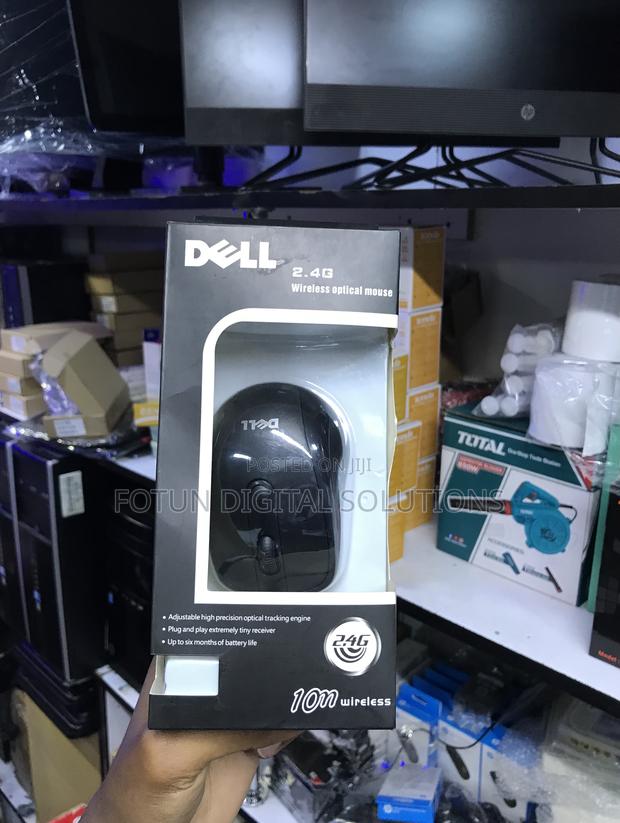 Dell 2-Button Scroll Wheel Wireless Optical Mouse - Plug and Play