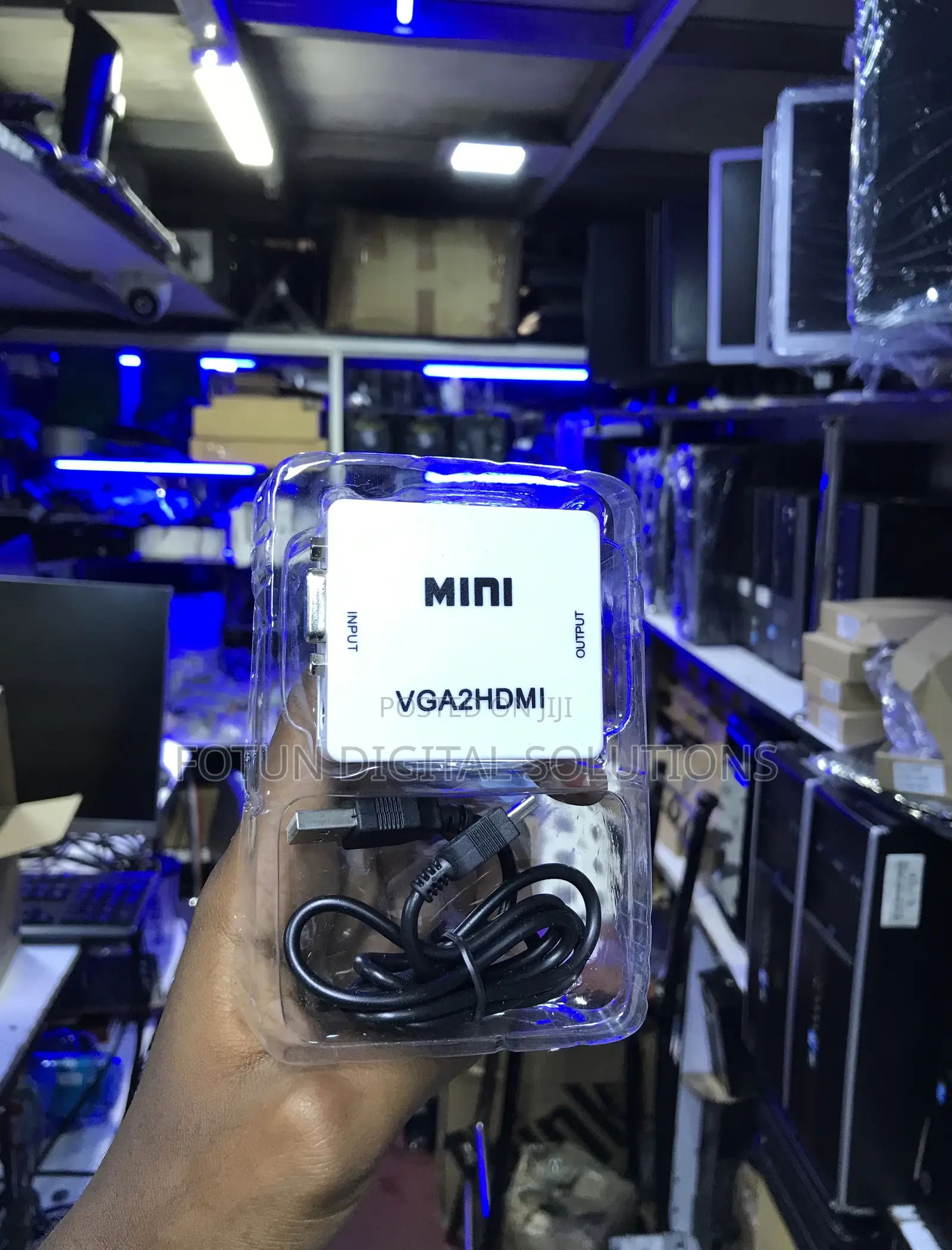 Active Vga to Hdmi Adapter Converter With Audio Support Usb Power