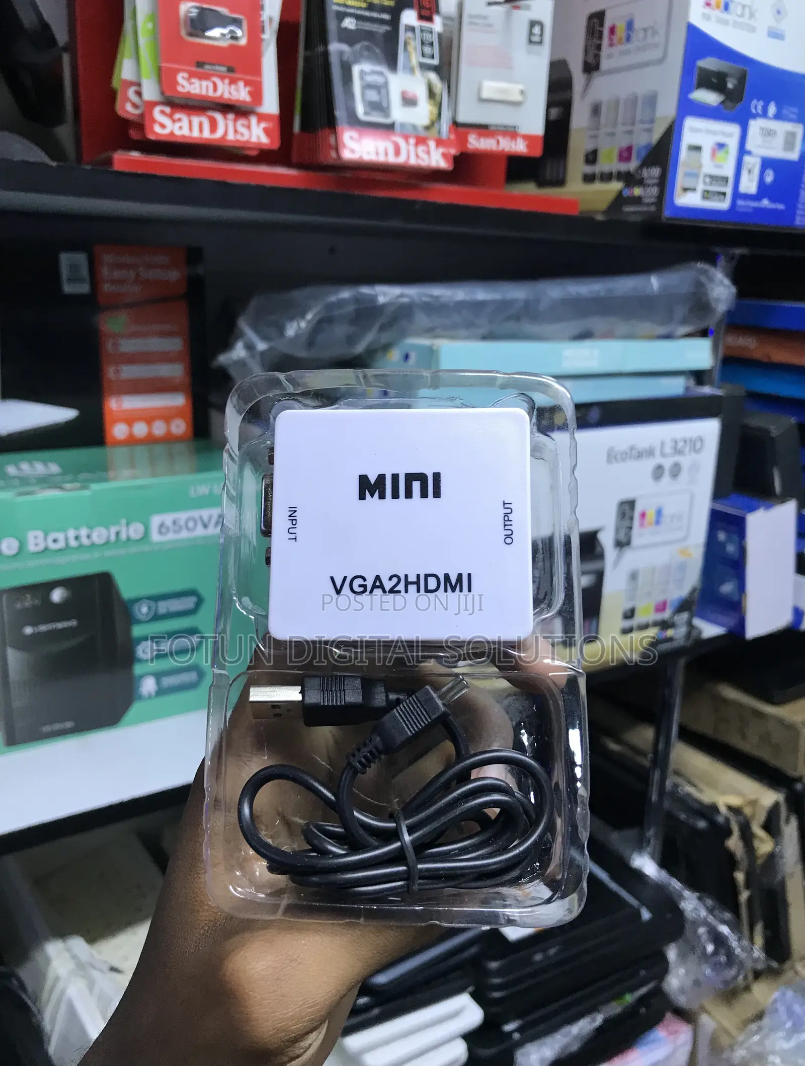 Vga to Hdmi Adapter Converter for Pc Gaming Media on HDTV