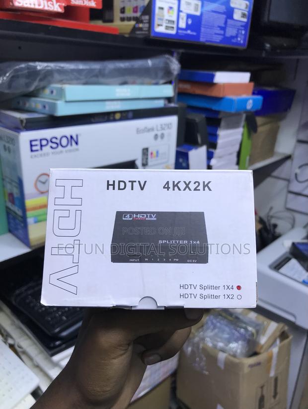 Powered 1 Input 4 Output Hdmi Video Splitter With Signal Amplification