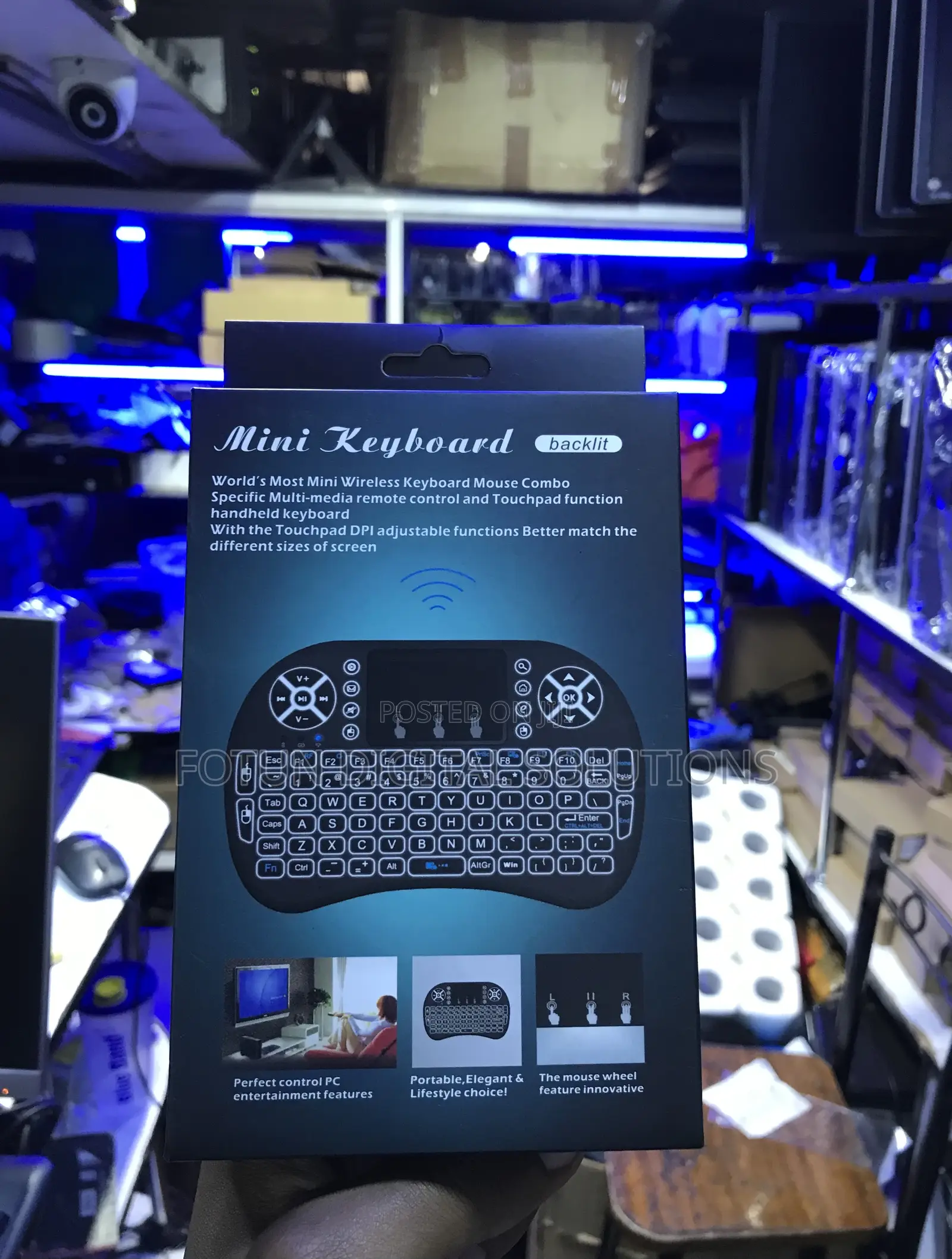 Mini Wireless Keyboard and Mouse Set - Novelty Functional for Tv Box