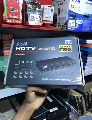 1 in 8 Out Hdmi Splitter for Digital Signage Video Walls - 1080p