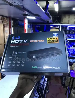 Hdmi Splitter 1 Source to 8 Displays - Easy Setup for Church School