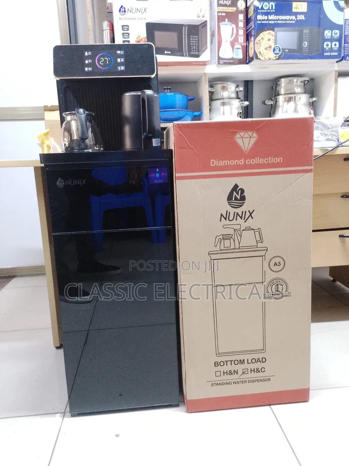 Nunix A3c Hot ,Cold Normal Water Dispenser With Voice Command