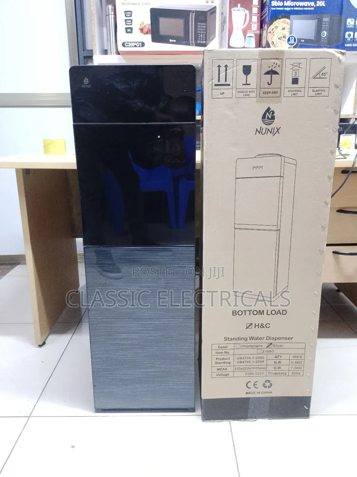 Nunix Z199 Hot Cold and Normal Water Dispenser
