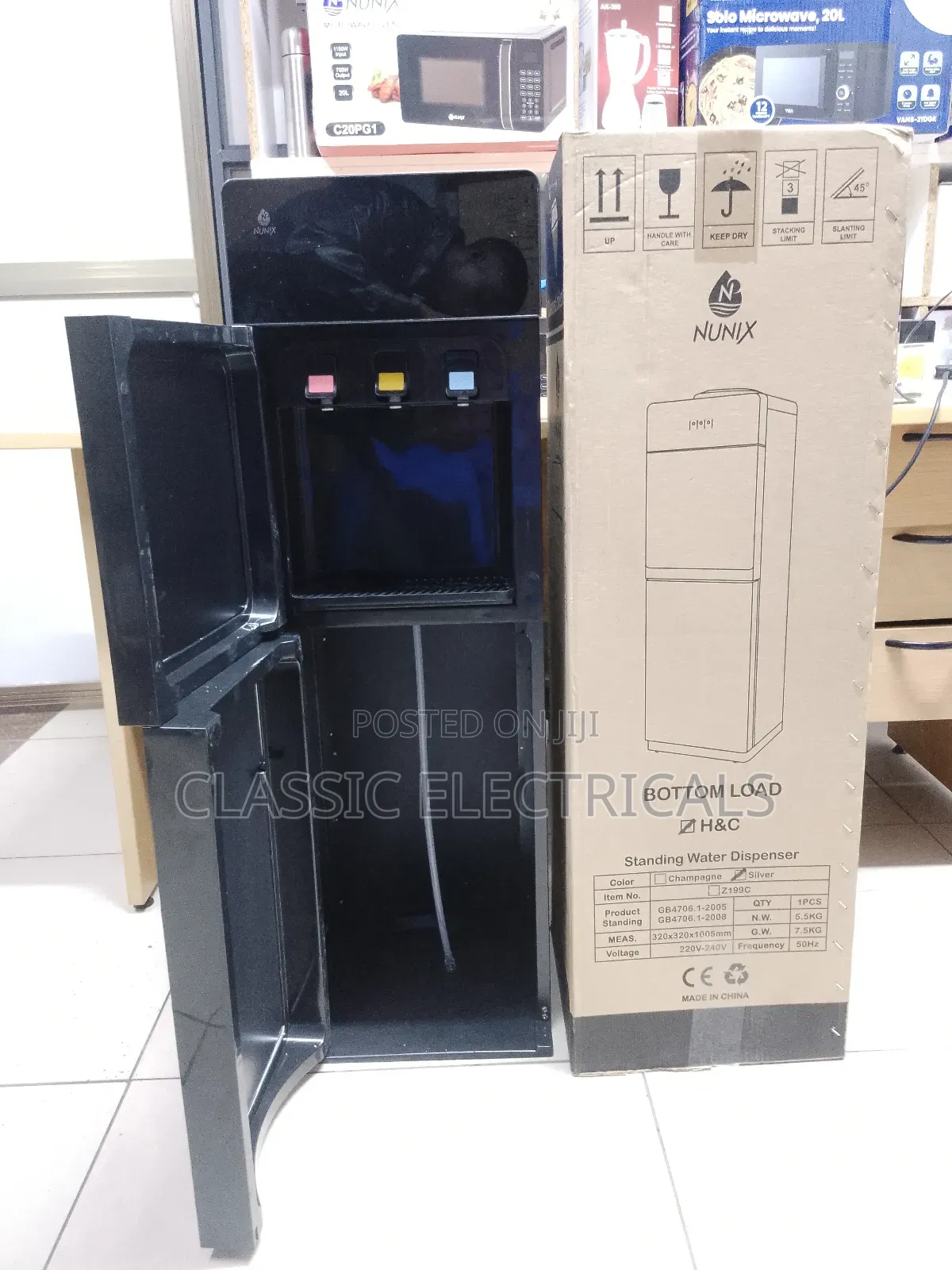 Nunix Z199 Hot Cold and Normal Water Dispenser