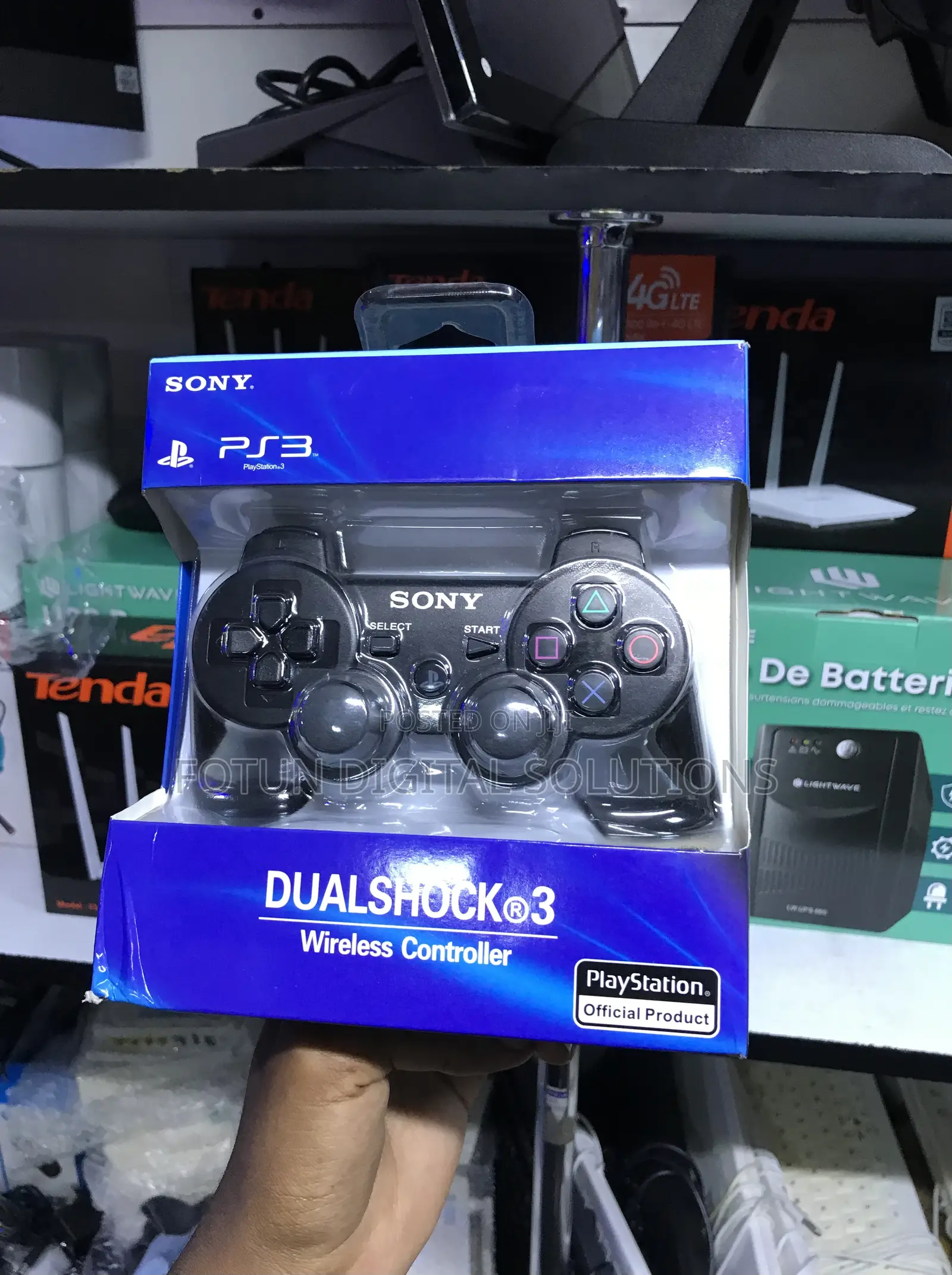 Sony Ps3 Dualshock 3 Controller With Charging Cable - Tested Working