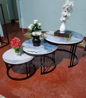 3 Set Marbled Table for Sell - thumbnail 2