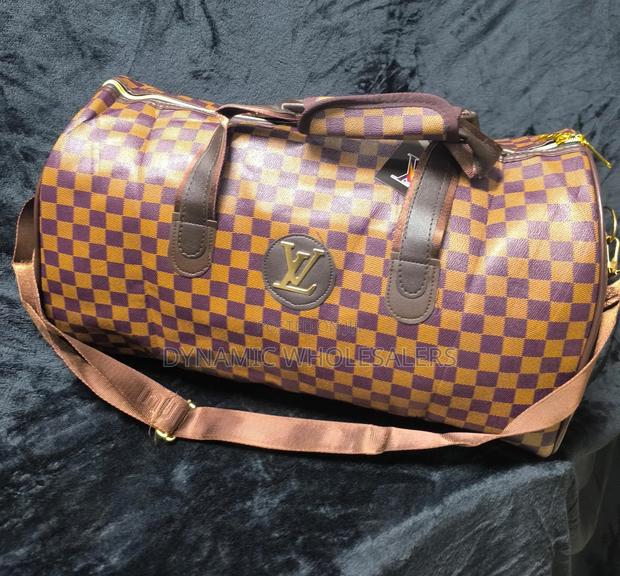 Golden Brown Louis Vuitton Keepall Travel Bag